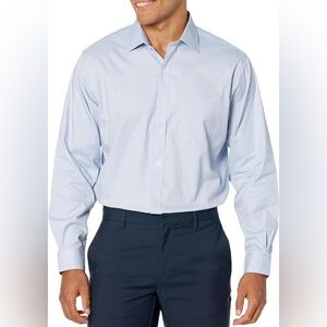 Brooks Brothers Regent Fit Blue Non Iron Button Down Shirt Men’s  Size 17-36